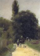 Pierre Renoir Landscape with Two Figures France oil painting artist